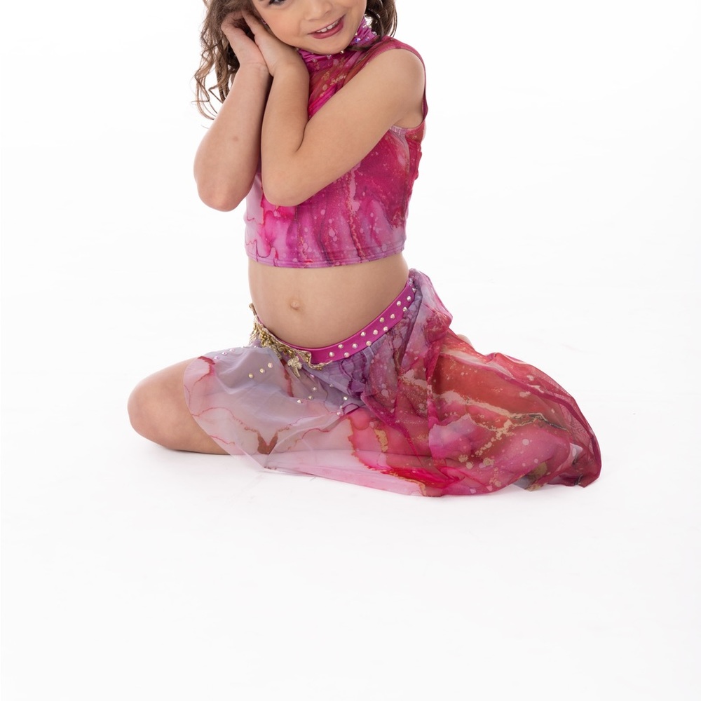 Custom two piece dance costume